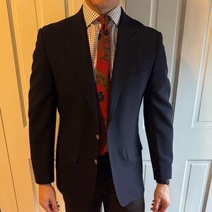 Hickey Freeman Men's Navy Blazer